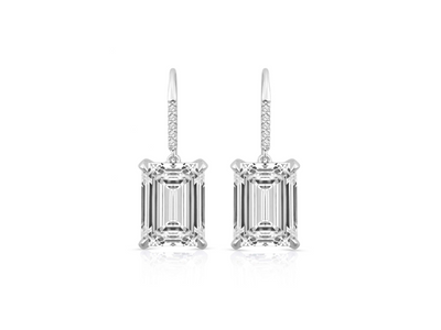 The Understated Glamour of Emerald Cut Diamond Earrings