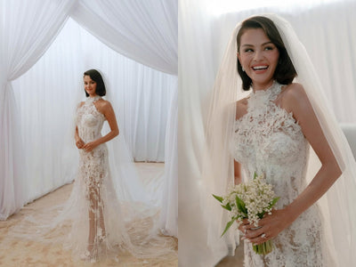 The Craft Behind Selena Gomez’s Crystal-Embellished Gown