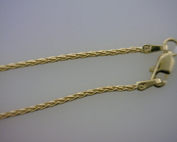 Yellow 14 Karat 1.5Mm Parisian Wheat Chain Length - Van Drake Jewelers
