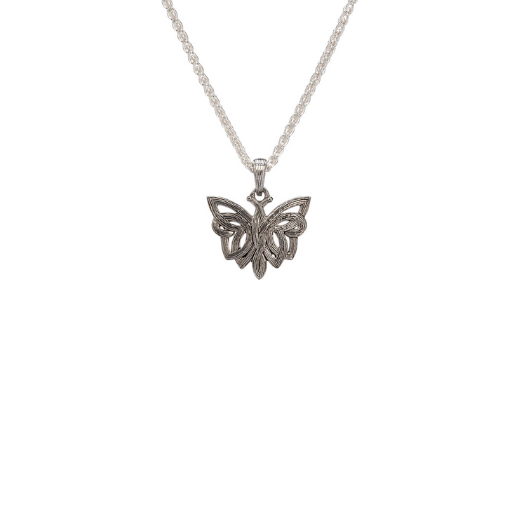 Sterling Silver Butterfly Pendant