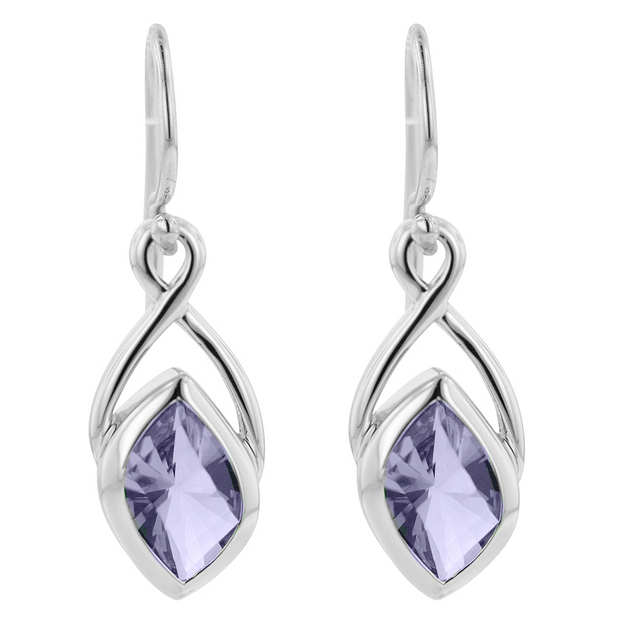 Sterling Silver Amethyst Earrings