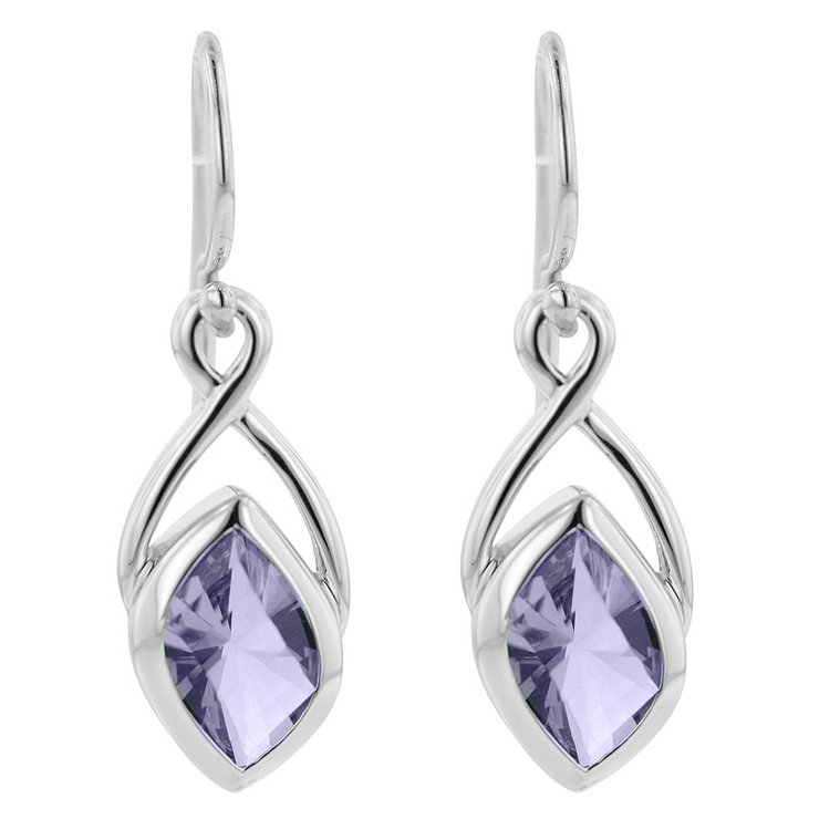 Sterling Silver Amethyst Earrings