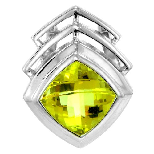 Sterling Silver Lemon Citrine Necklace