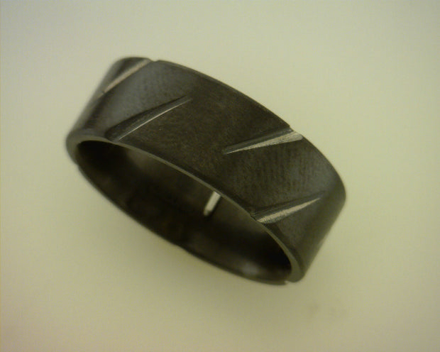 Zirconium Ring Size 10
Style: 8 mm Flat Zirconium - Van Drake Jewelers