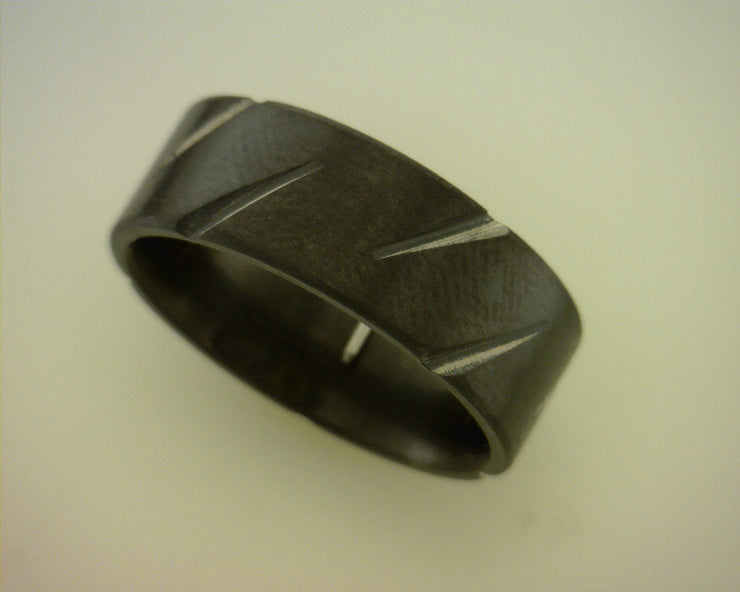 Zirconium Ring Size 10
Style: 8 mm Flat Zirconium - Van Drake Jewelers