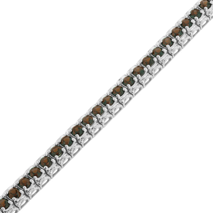 Sterling Silver Garnet Bracelet - Van Drake Jewelers