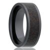 Black Diamond Ceramic 8Mm Wide Pipe Cut Grey Dinos