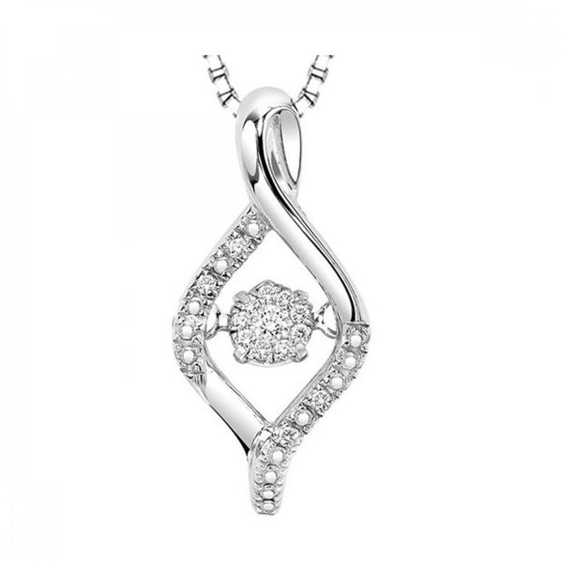 Sterling Silver Rhytham Ohf Love Pendant/Necklace