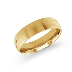 Yellow 14 Karat 6Mm Wide X 1.6Mm Thick Comfort-Fit