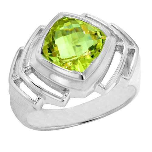Sterling Silver Lemon Citrine Ring