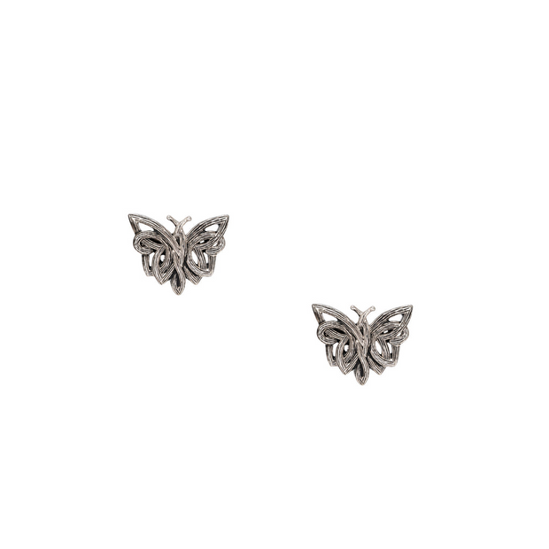 Sterling Silver Butterfly Earrings