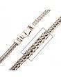 Stainless Steel Double Diamond Cut Spiga Chain Nec