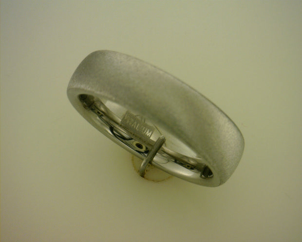 Gent's Vitalium Ring Size 9
Style: 6 MM Domed, St - Van Drake Jewelers