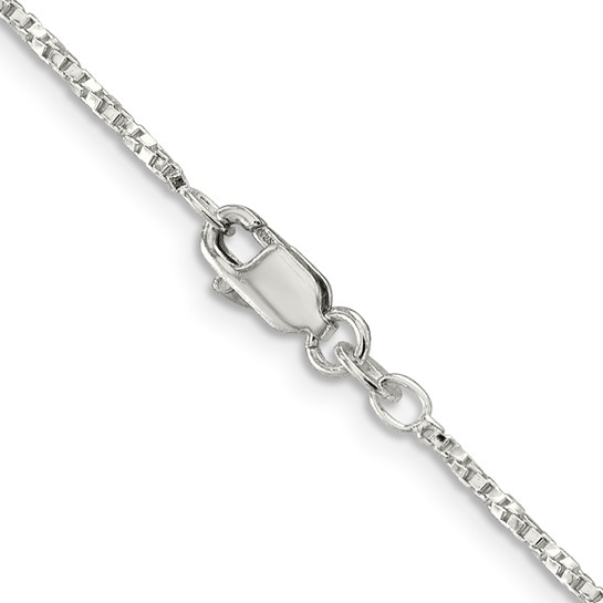 Sterling Silver 1.35Mm Twisted Box Chain 18"