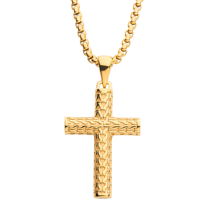 Yellow Stainless Steel Polished 18K Gold Ip Scale