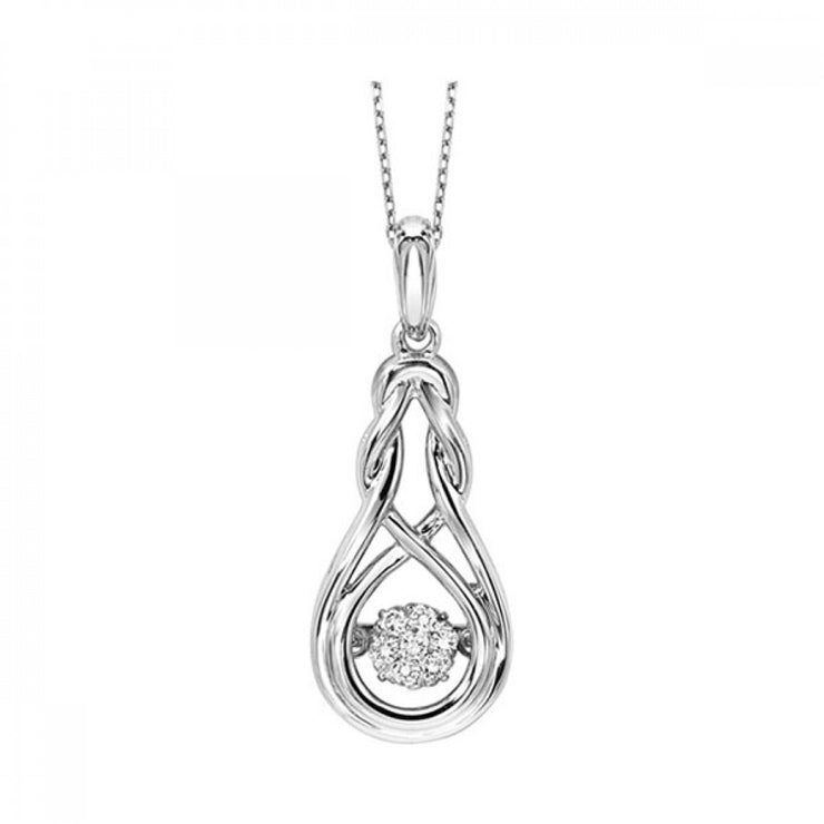 Sterling Silver Rhythm Of Love Pendant/Necklace Le - Van Drake Jewelers