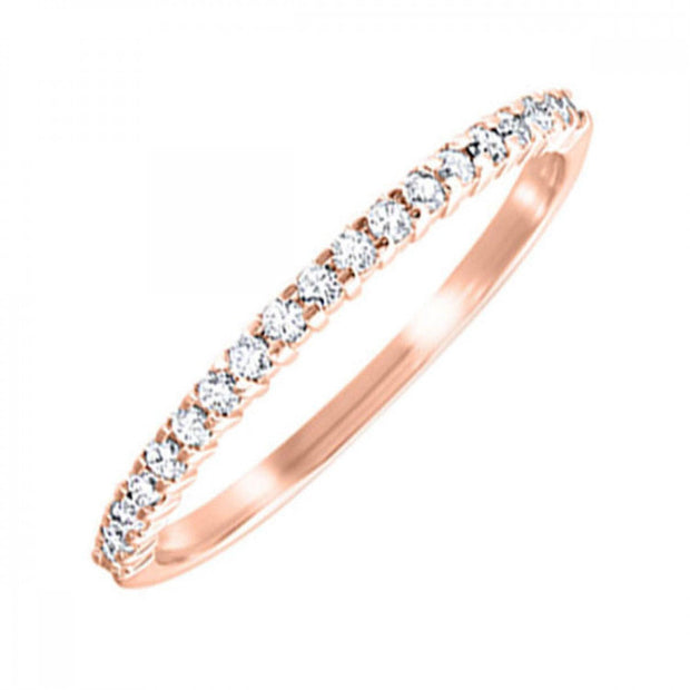 Lady's Rosé 10 Karat Anniversary Ring Size 7 With - Van Drake Jewelers